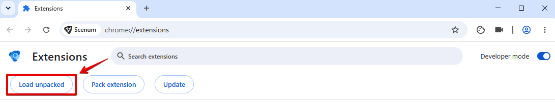 Load Extension Load Extension