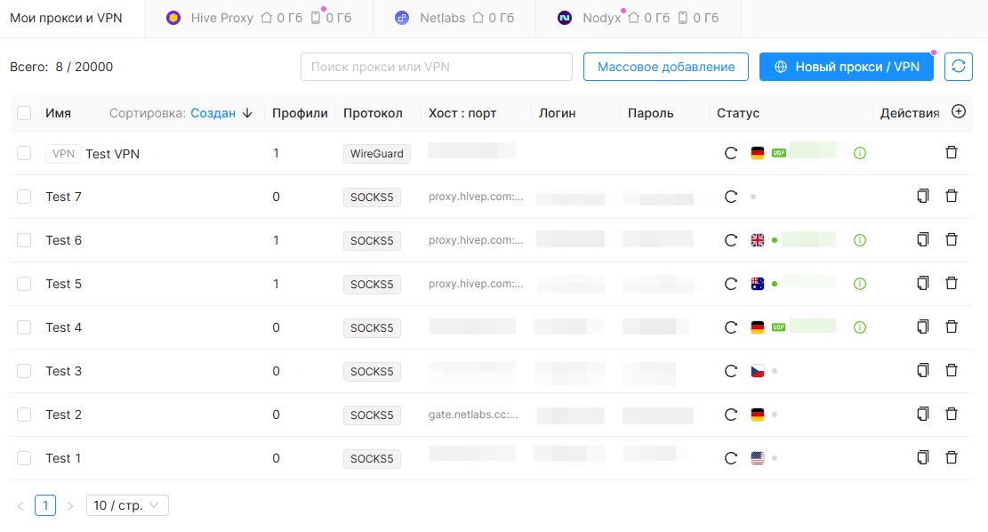 Proxy Manager