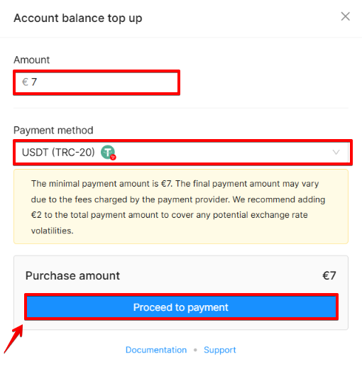 Pagamento em criptomoeda Pagamento em criptomoeda