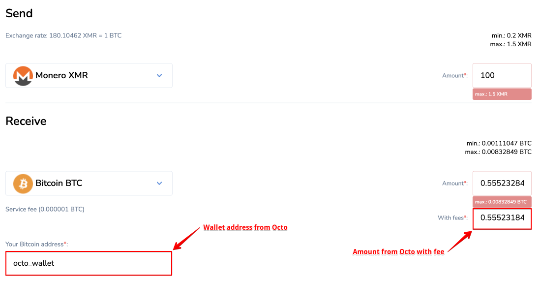 Exchange process Exchange process