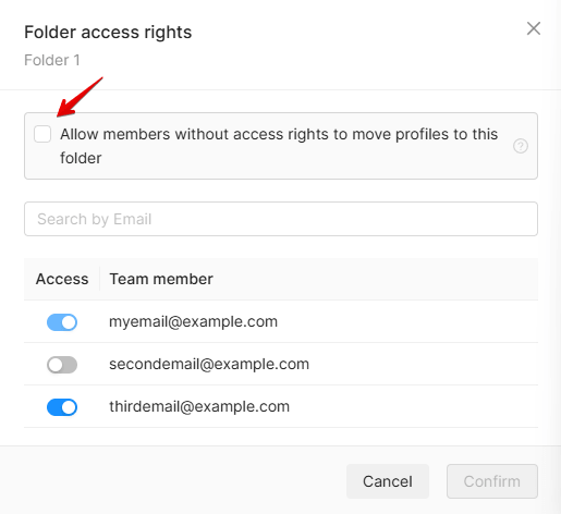 Folder permissions