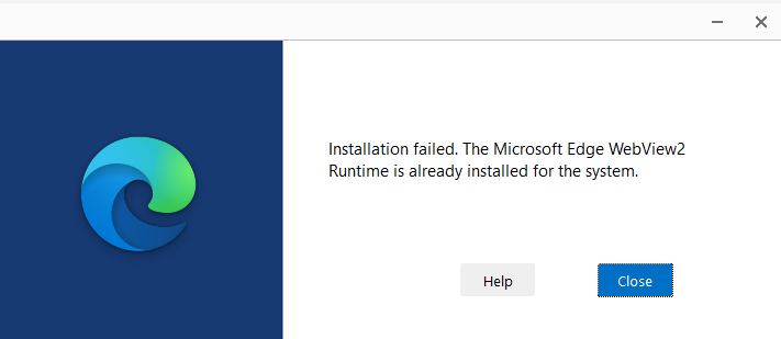 WebView Is Already Installed WebView Is Already Installed